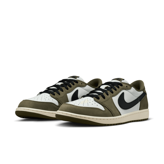 Nike Men's Air Jordan 1 Retro Low "Medium Olive and Summit White" HQ6998-200