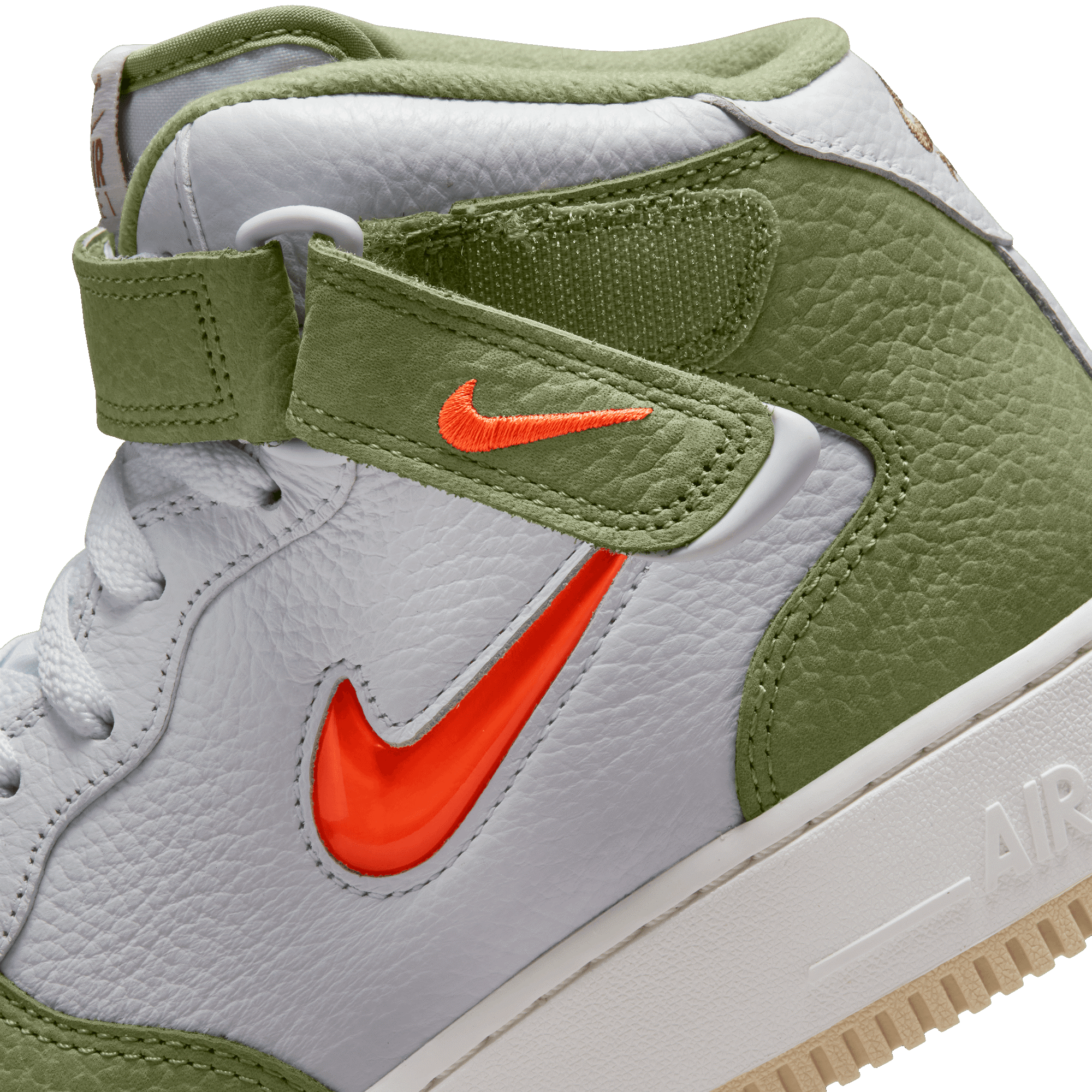 NIke Air Force 1 Mid Olive Green DQ3505 100 groovyshoes