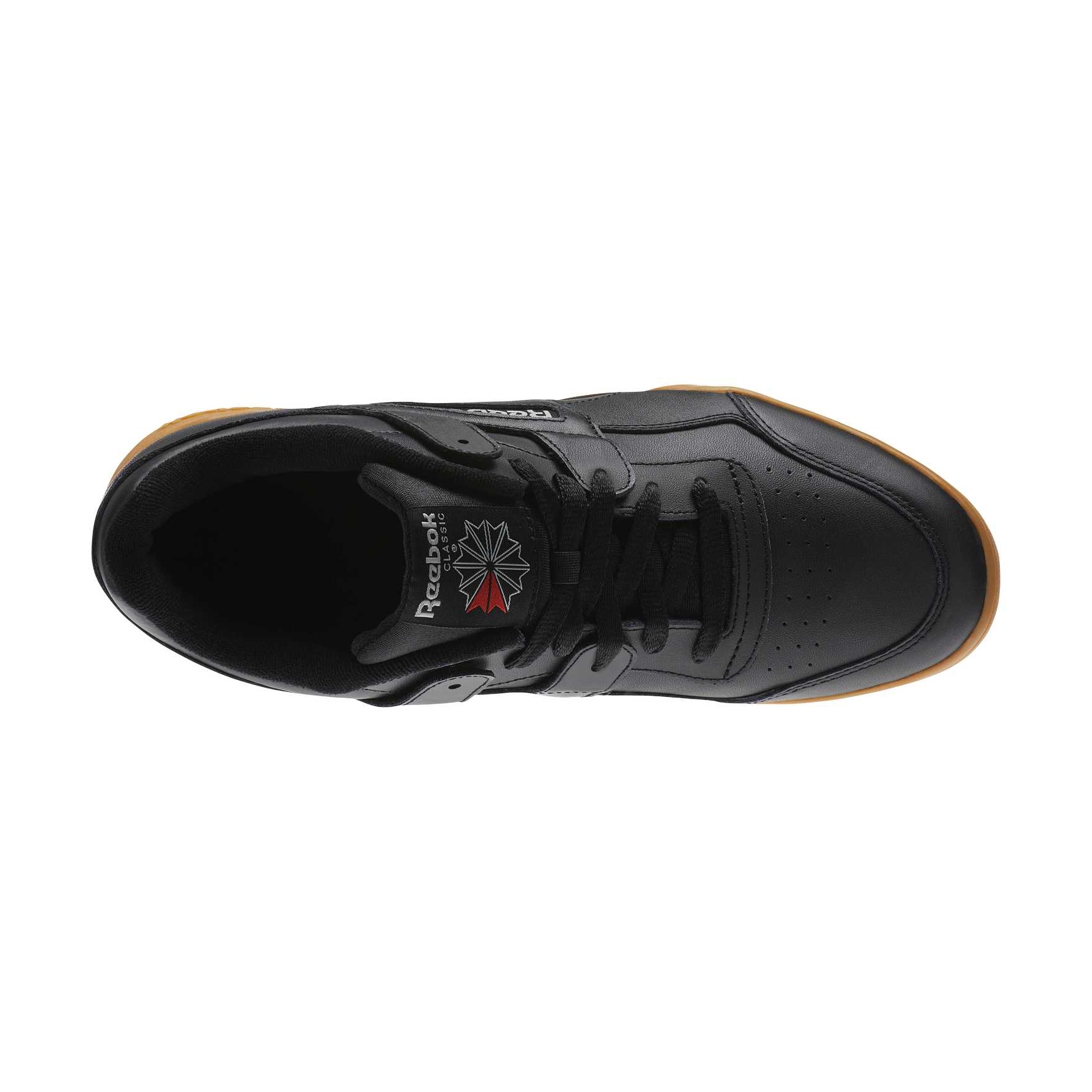 Reebok Workout Plus Men's Sneaker Training Shoe Black Athletic Trainer #065  #127
